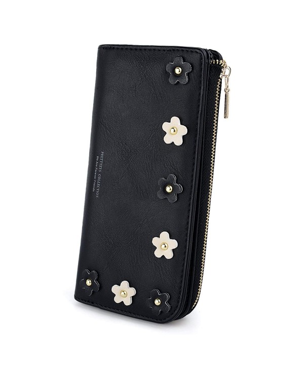 UTO Leather Wallet Flower Holder