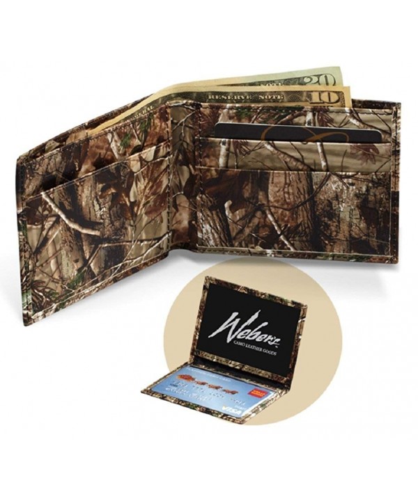 Realtree Leather Wallet Purpose Billfold