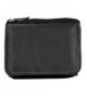 Mundi Womens Leather Wallet Black