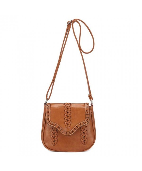 Leather Shoulder Crossbody Messenger Handbag