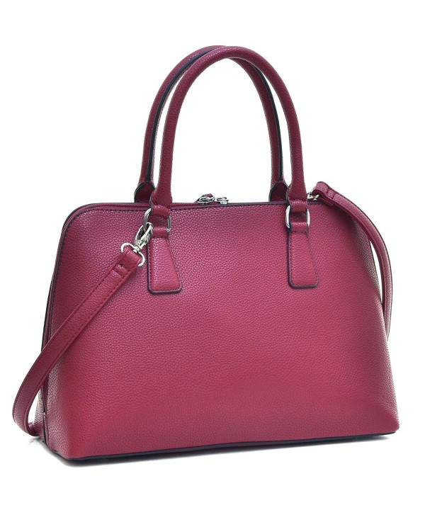 Dasein Satchel Handbag Zip Around Shoulder