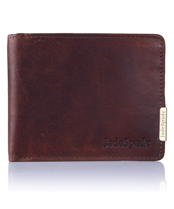 Jade Spade Bi Fold Leather Chestnut