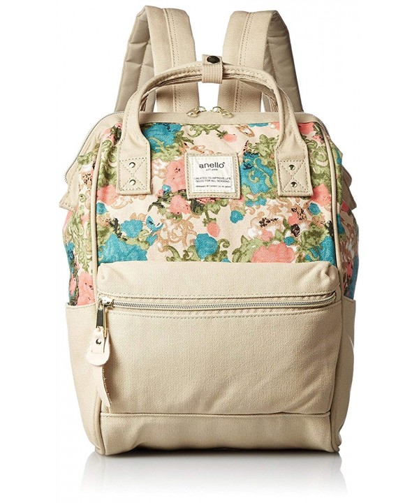 Anello Polyester Canvas Backpacks Flower