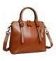 Womens Handbags Stuctured Shoulder Brown R