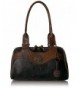 Bueno California Leather Mixed Satchel