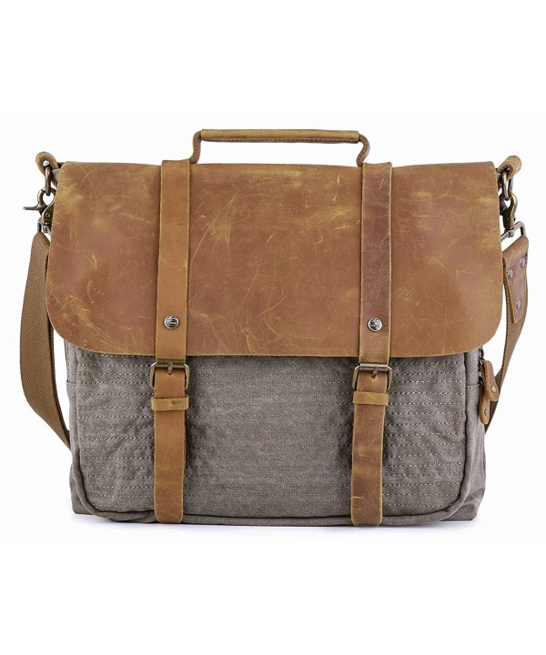 Gootium Vintage Briefcase Messenger Shoulder