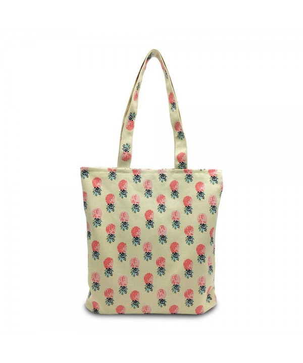 Mziart Pineapple Shoulder Foldaway Shopping