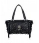 UTO Studded Handbag Leather Shoulder