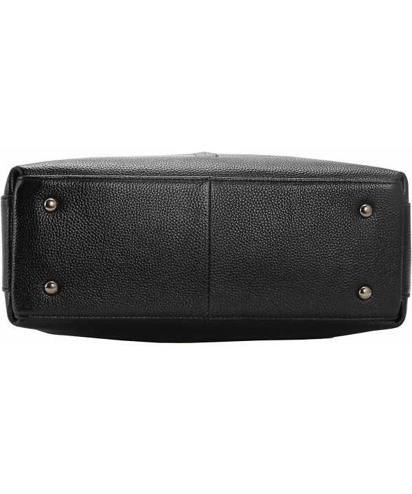 Leather Handbags Shoulder Clearance - Black - C717YHWZ9IR