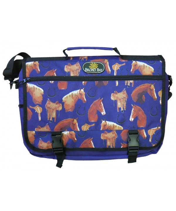 Horse Messenger Bag School Briefcase