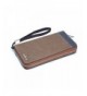 Canvas Zipper Wallet Handbag Compartments