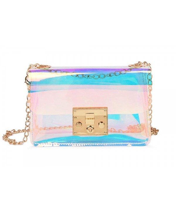 Hologram Clear Cross Shoulder Handbag