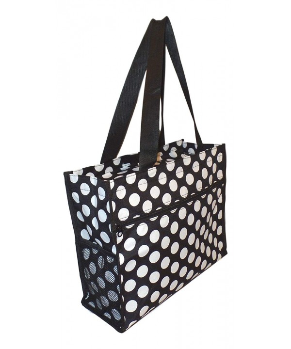 Medium Fashion Print Zipper Tote