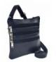 Genuine Leather Crossbody Bag 2 459 1F navy