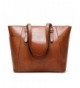 Caissip Handbags Shoulder Commute Leather
