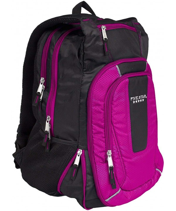 Five Star Expandable Backpack Pink