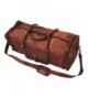 Square Duffel Overnight Weekend Leather