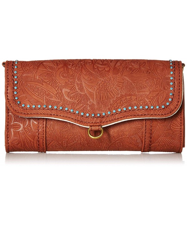 Sakroots Phone Crossbody Wallet Tobacco