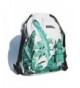 Drawstring Backpack Waterproof Gymbag Floral