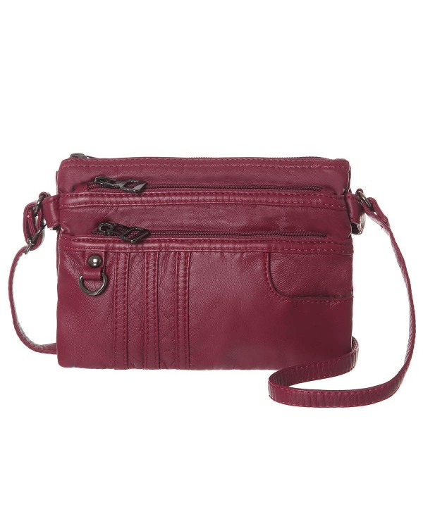 Treble Pockets Crossbody Synthetic Leather