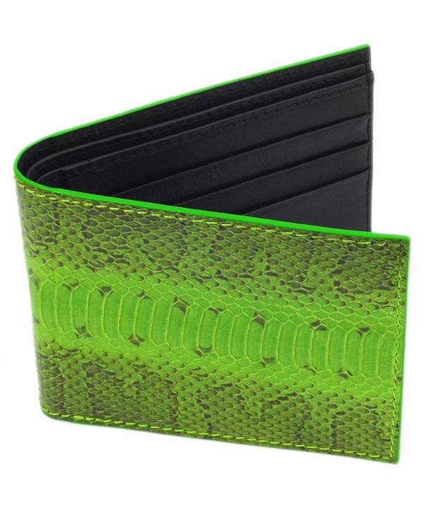 SnakeSkin Leather Wallet BiFold Credit