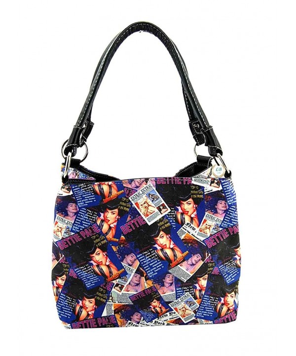 Bettie Page Bpg1083 Handbag Collage