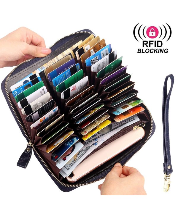 Womens Blocking wallet Leather Passport