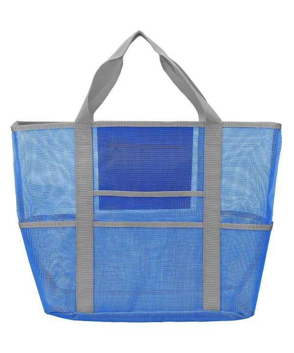Mesh Beach Bag - Toy Tote Bag - Large Lightweight Market- Grocery ...