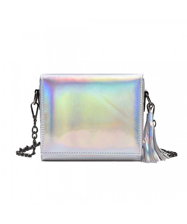 Ccassie Fashionable Shoulder Holographic Crossbody