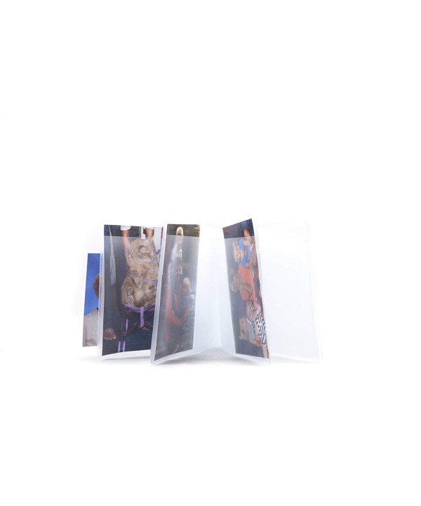 Plastic Photo Sleeve Insert for Tri-Fold Slim Wallet- Clear - CA115B7XHI1