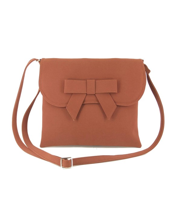 Womens Suede Cross Body Shoulder Handbag