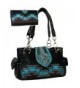 Western Aztec Accent Handbag Wallet