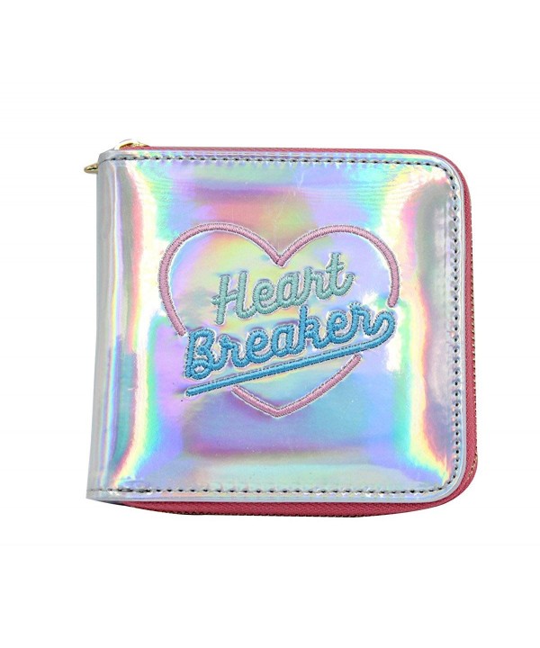 Holographic Wallet Embroidery Clutch Holder