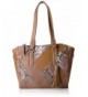 Rosetti Patent Snake Patchwork Tote