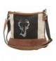 Myra Reindeer Upcycled Crossbody Bag