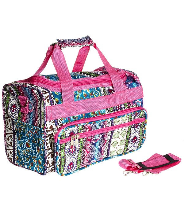 Boho Patchwork Duffle Bag 13 inch