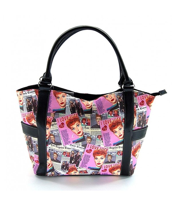 Love Lucy Collage Large Purse