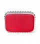 Ophia Clutch with Studs Red
