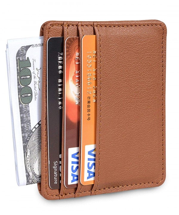 Leather Business Holder Credit Wallet