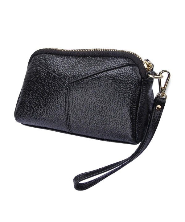 HUAMULAN Genuine Leather Handbag Clutches