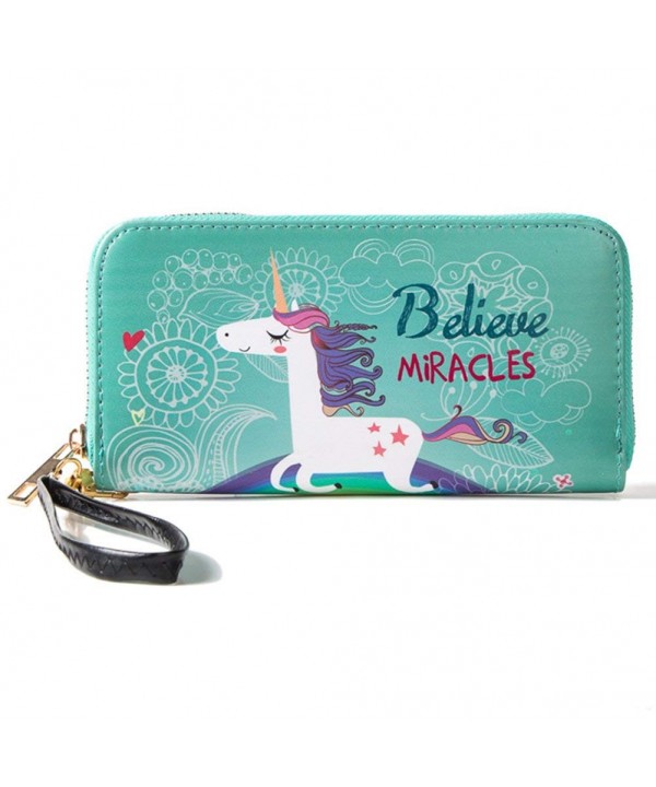 Wristlet Ladies Wallet Around Compartment