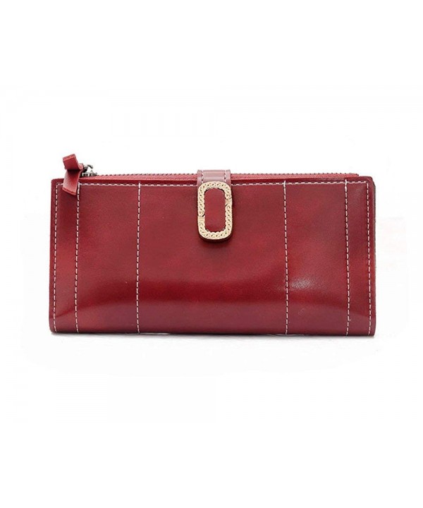 DOFE Clutches Leather Wallets Elegant