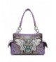 Western Handbag Fleur Studded Satchel