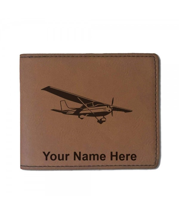 Leather Airplane Personalized Engraving Included