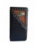 western black concho checkbook wallet