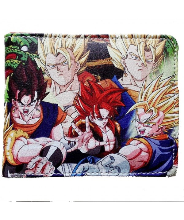 Dragonball Characters Leather Bi Fold Wallet