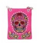 Paradise Sugar Skull Embroidery Messenger x