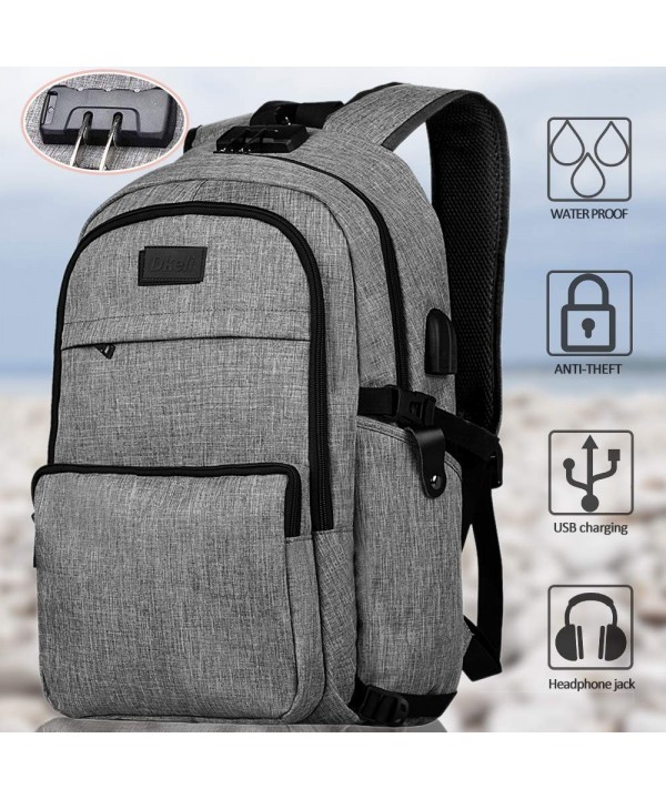 Backpack Business Waterproof Headphone Interface