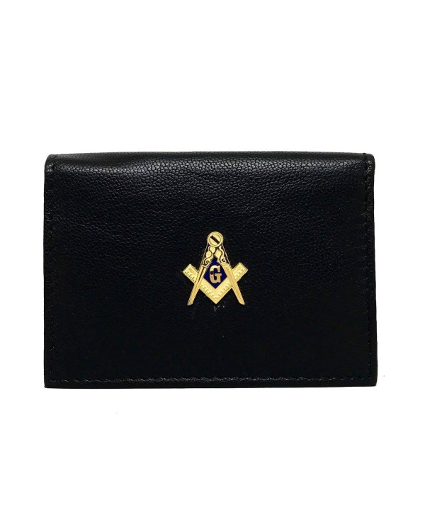 Freemasons Business Card Case Leather