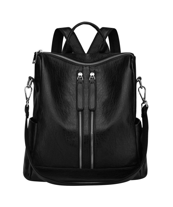 SAMSHOWME Lightweight Leather Backpack Shoulder